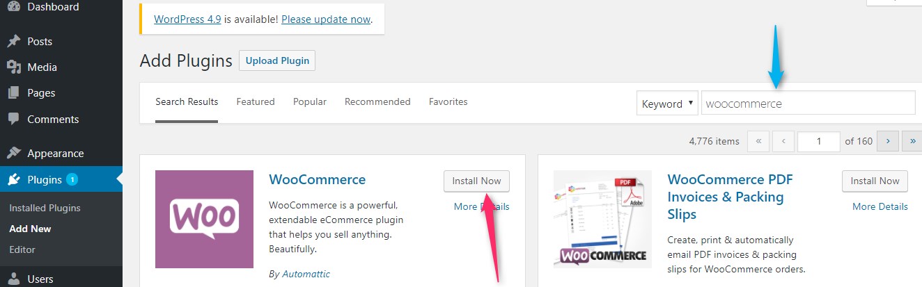 how to install woocommerce plugin-technosmarter